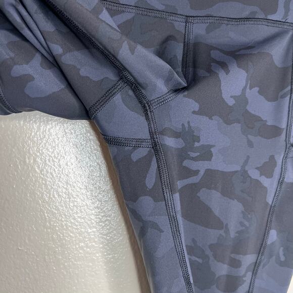 Lululemon Fast and Free Crop 19" Leggings 4 Incognito Camo Running Athletic Gym - Picture 6 of 15